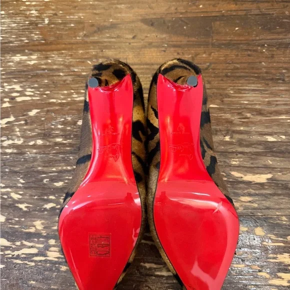 Christian Louboutin Authentic Leopard Print Pony Hair Pumps - Rare Sample Piece - Picture 3 of 4